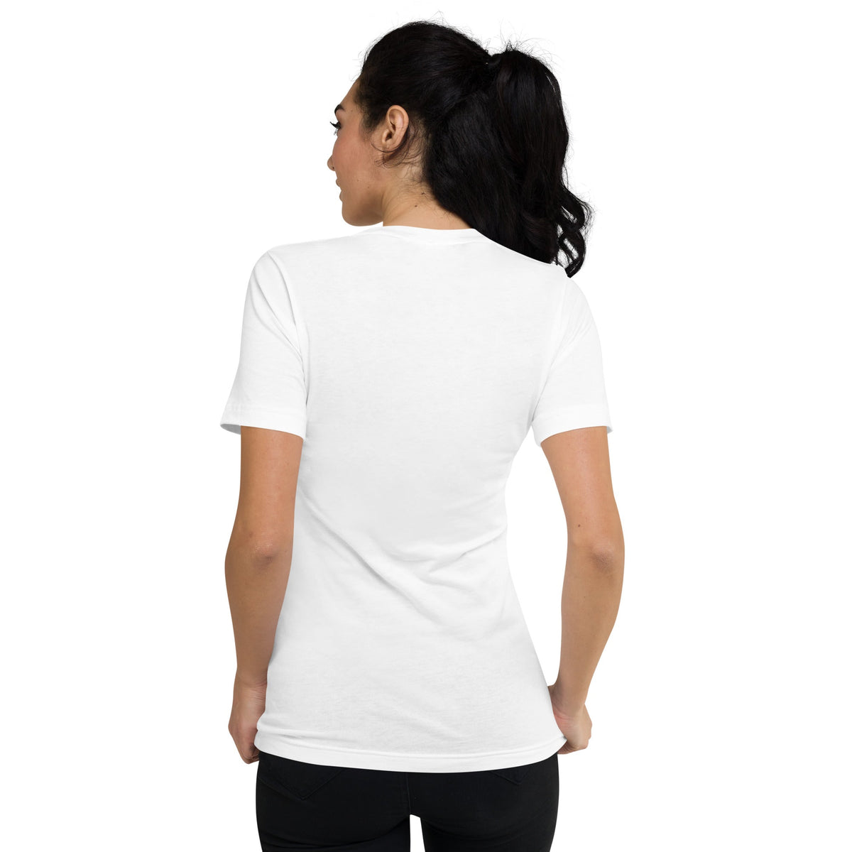 Unisex Short Sleeve V-Neck T-Shirt - PratSN