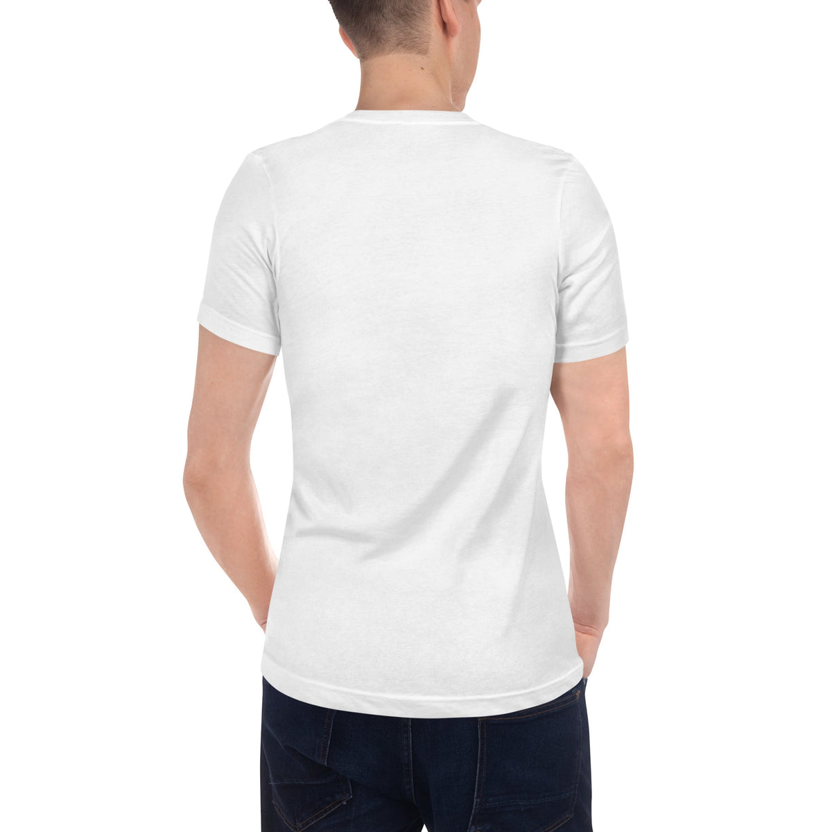Unisex Short Sleeve V-Neck T-Shirt - PratSN
