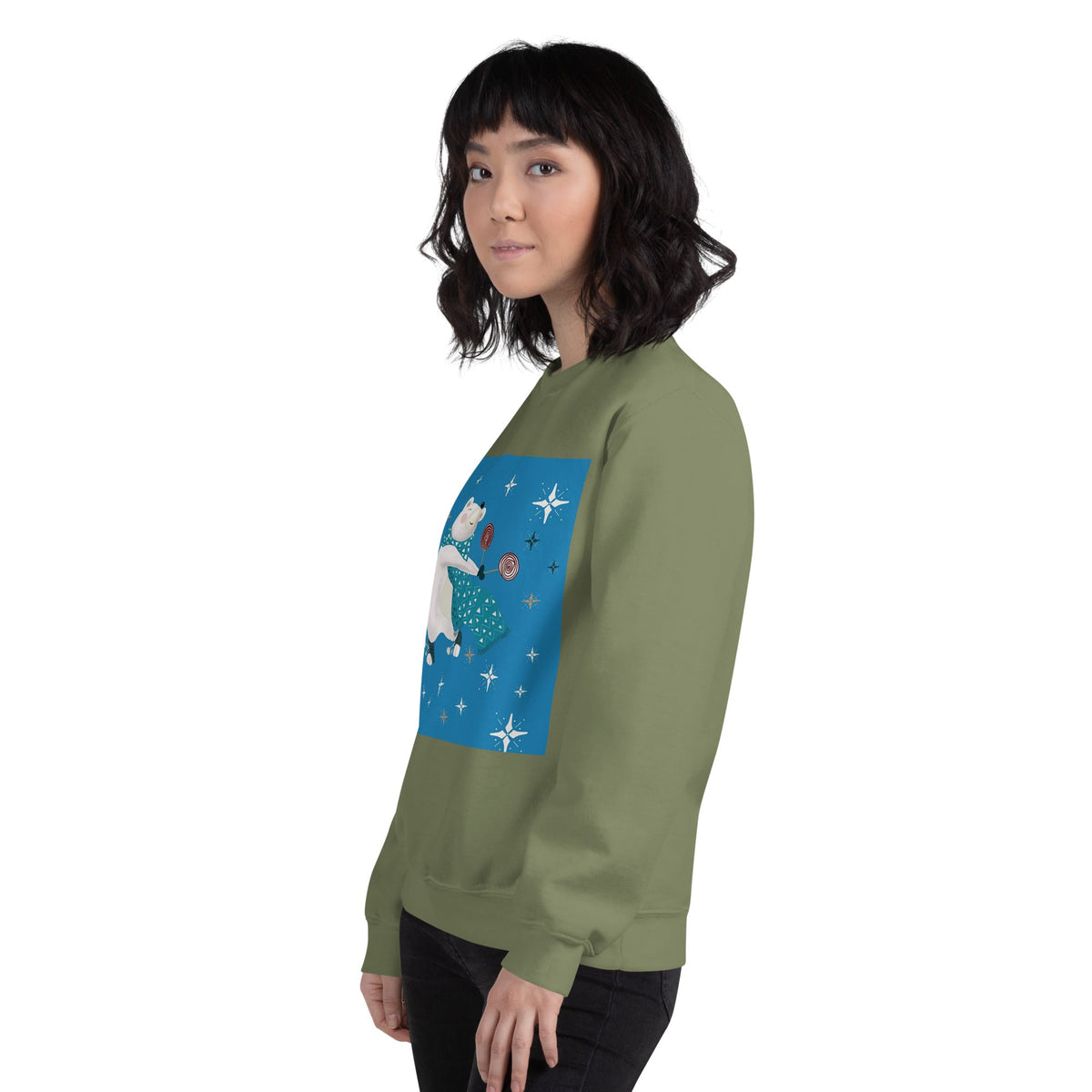 Unisex Sweatshirt, Vintage Women's Sweatshirts, pullover sweatshirt cute sweatshirt trendy Men's sweatshirt Snowfall Sweatshirt - PratSN