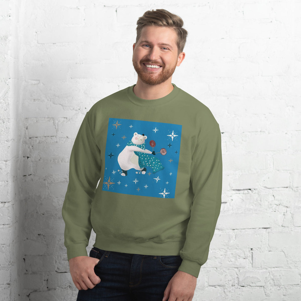 Unisex Sweatshirt, Vintage Women's Sweatshirts, pullover sweatshirt cute sweatshirt trendy Men's sweatshirt Snowfall Sweatshirt - PratSN
