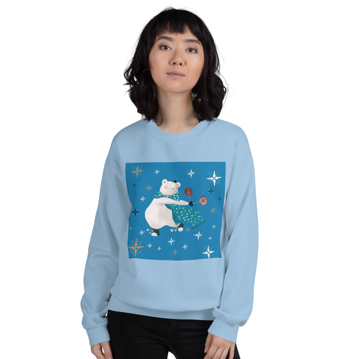Unisex Sweatshirt, Vintage Women's Sweatshirts, pullover sweatshirt cute sweatshirt trendy Men's sweatshirt Snowfall Sweatshirt - PratSN