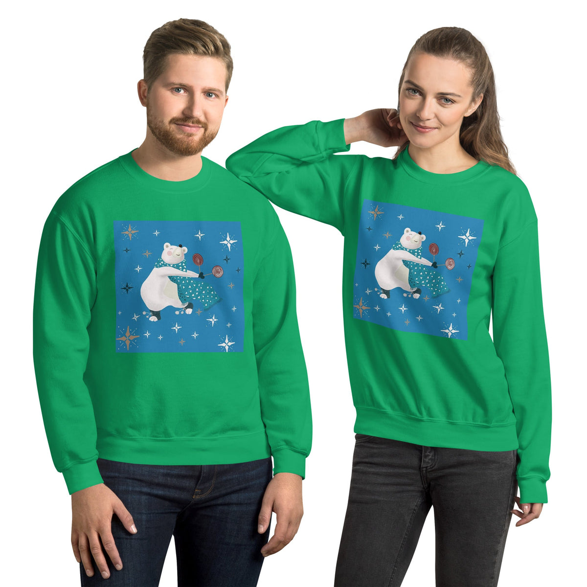 Unisex Sweatshirt, Vintage Women's Sweatshirts, pullover sweatshirt cute sweatshirt trendy Men's sweatshirt Snowfall Sweatshirt - PratSN