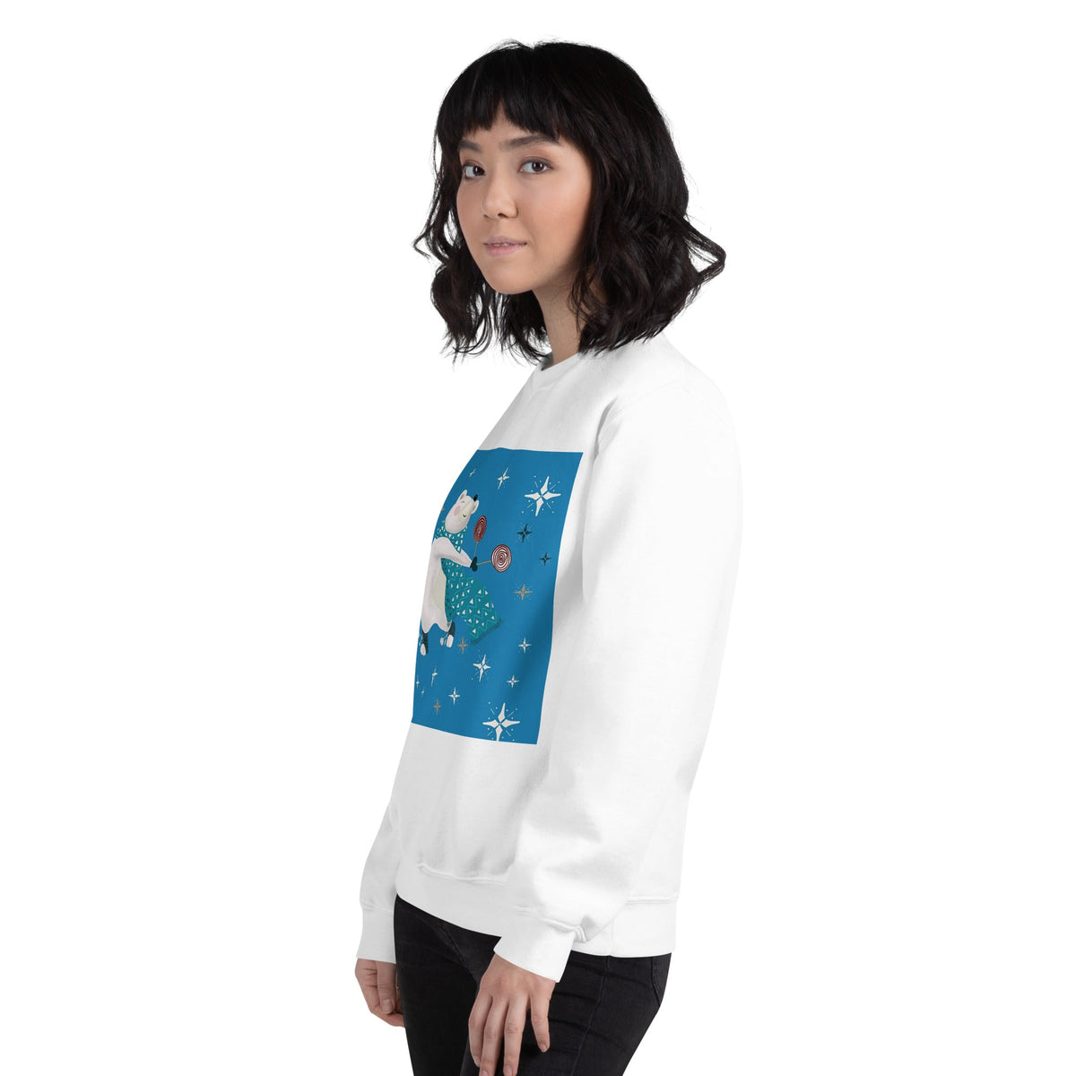 Unisex Sweatshirt, Vintage Women's Sweatshirts, pullover sweatshirt cute sweatshirt trendy Men's sweatshirt Snowfall Sweatshirt - PratSN