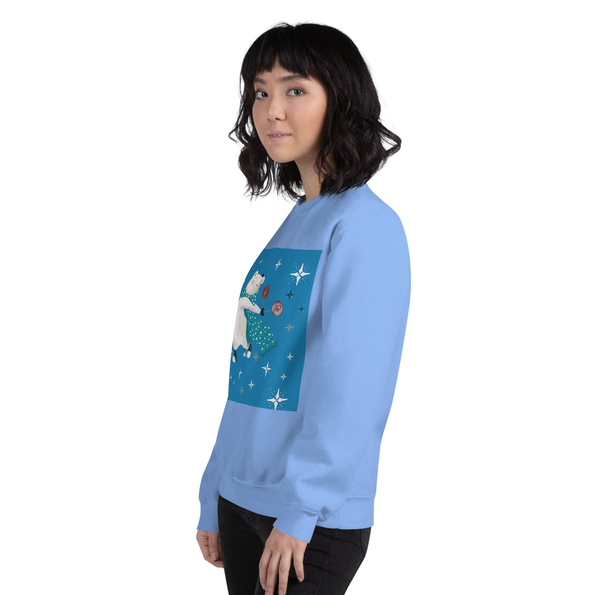 Unisex Sweatshirt, Vintage Women's Sweatshirts, pullover sweatshirt cute sweatshirt trendy Men's sweatshirt Snowfall Sweatshirt - PratSN