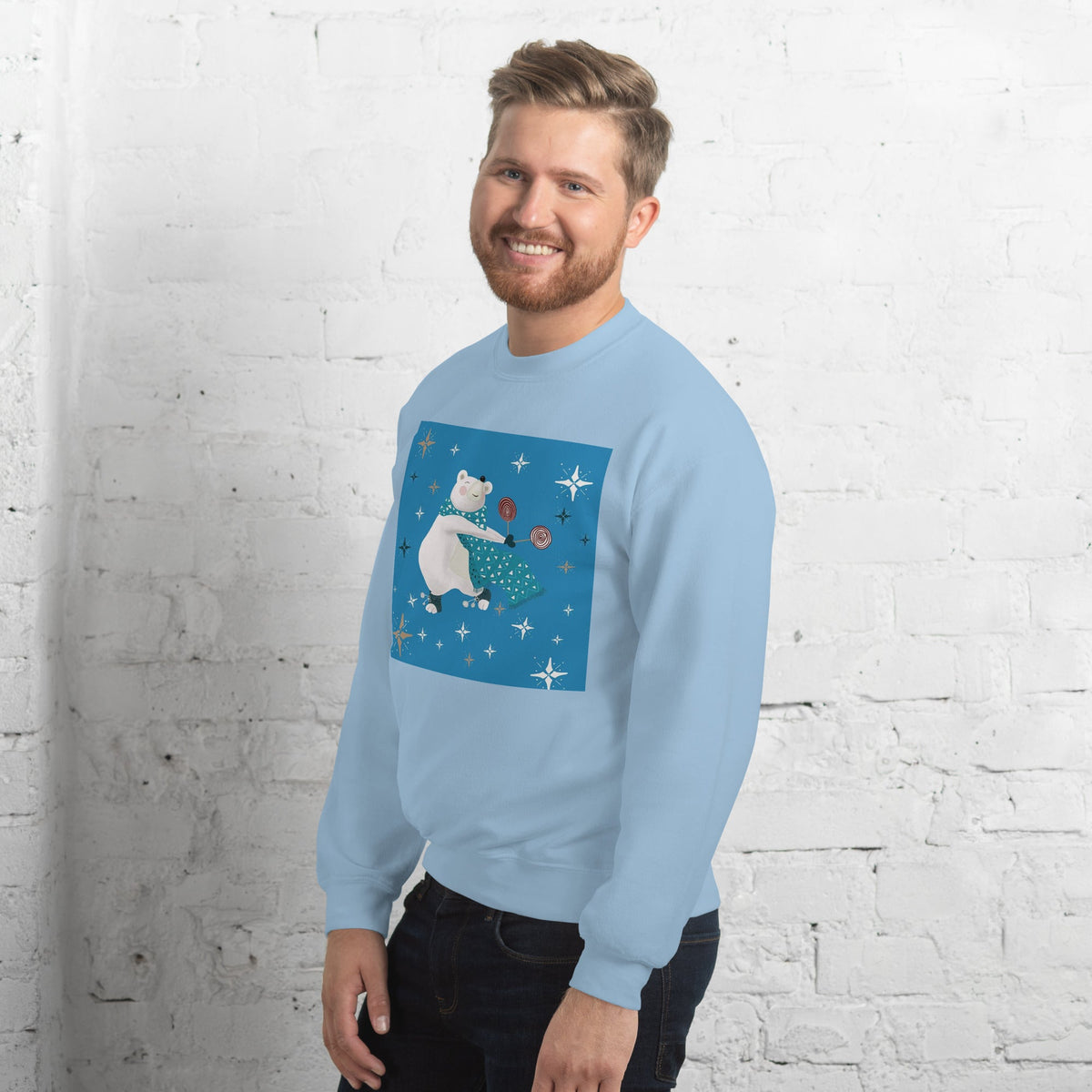 Unisex Sweatshirt, Vintage Women's Sweatshirts, pullover sweatshirt cute sweatshirt trendy Men's sweatshirt Snowfall Sweatshirt - PratSN