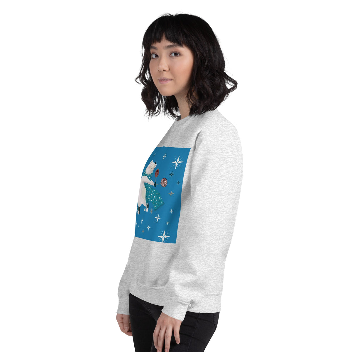 Unisex Sweatshirt, Vintage Women's Sweatshirts, pullover sweatshirt cute sweatshirt trendy Men's sweatshirt Snowfall Sweatshirt - PratSN