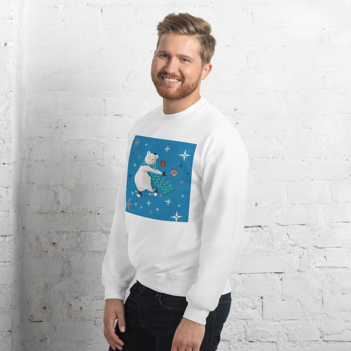 Unisex Sweatshirt, Vintage Women's Sweatshirts, pullover sweatshirt cute sweatshirt trendy Men's sweatshirt Snowfall Sweatshirt - PratSN