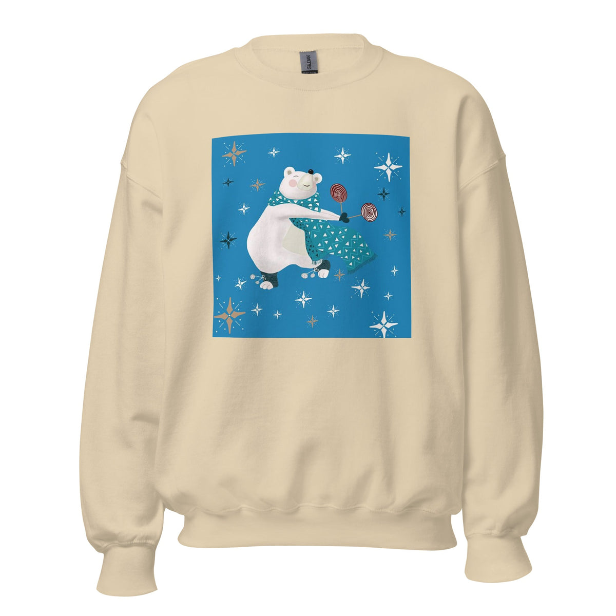 Unisex Sweatshirt, Vintage Women's Sweatshirts, pullover sweatshirt cute sweatshirt trendy Men's sweatshirt Snowfall Sweatshirt - PratSN