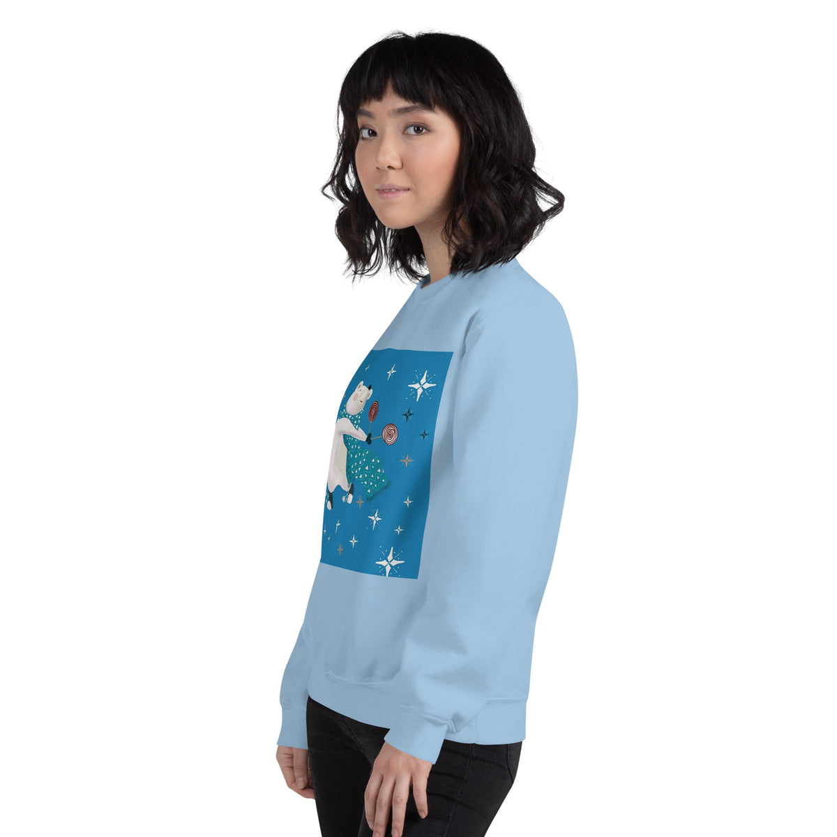 Unisex Sweatshirt, Vintage Women's Sweatshirts, pullover sweatshirt cute sweatshirt trendy Men's sweatshirt Snowfall Sweatshirt - PratSN