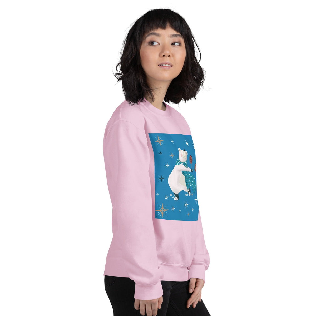 Unisex Sweatshirt, Vintage Women's Sweatshirts, pullover sweatshirt cute sweatshirt trendy Men's sweatshirt Snowfall Sweatshirt - PratSN