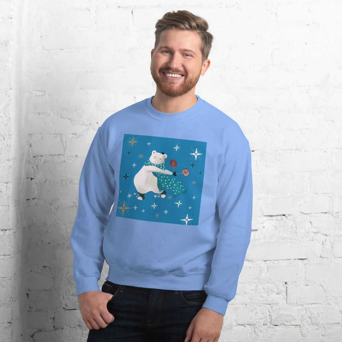 Unisex Sweatshirt, Vintage Women's Sweatshirts, pullover sweatshirt cute sweatshirt trendy Men's sweatshirt Snowfall Sweatshirt - PratSN