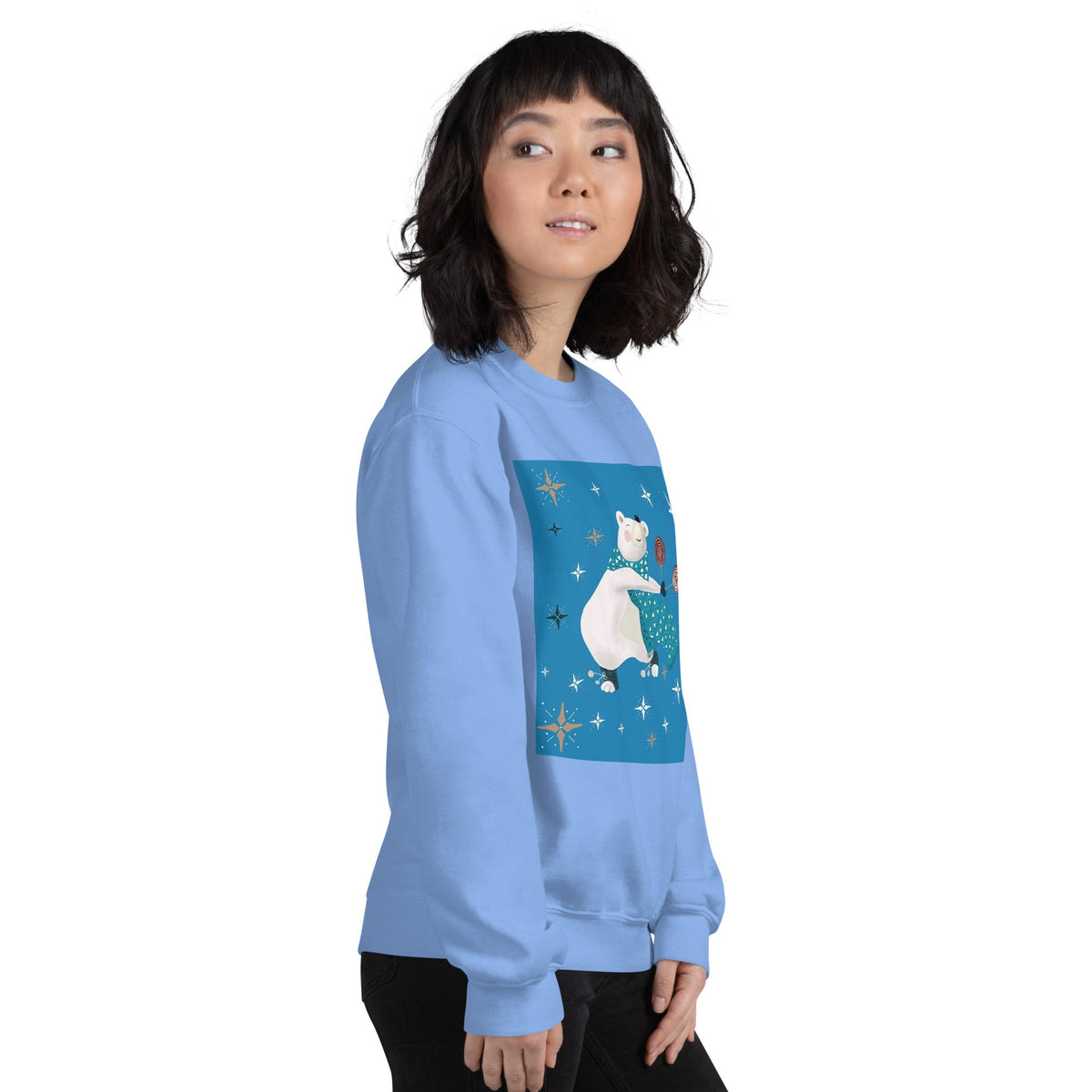 Unisex Sweatshirt, Vintage Women's Sweatshirts, pullover sweatshirt cute sweatshirt trendy Men's sweatshirt Snowfall Sweatshirt - PratSN