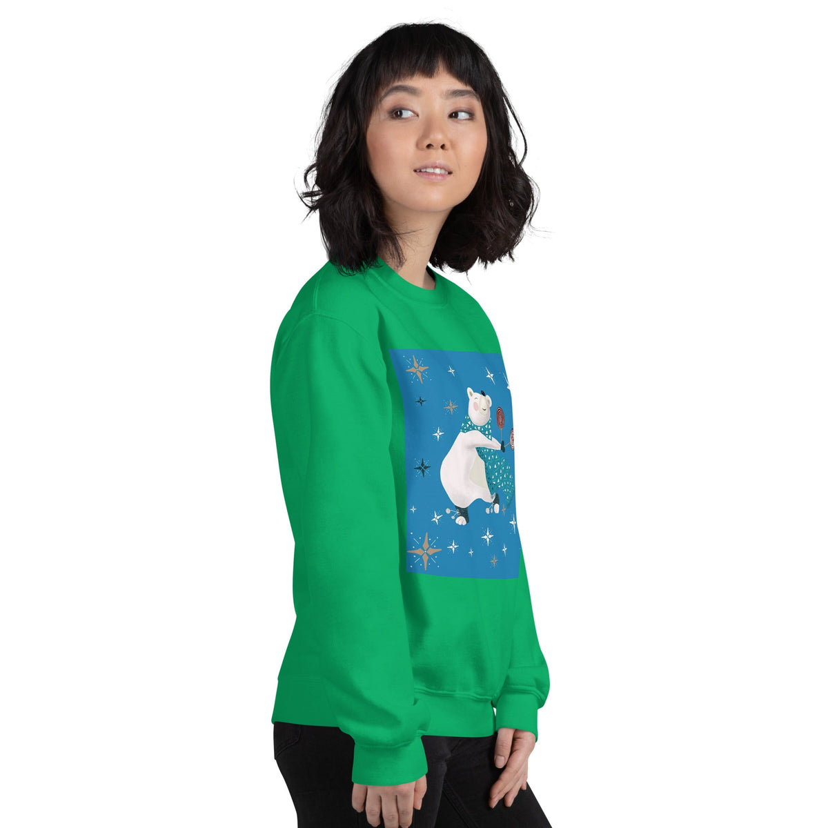 Unisex Sweatshirt, Vintage Women's Sweatshirts, pullover sweatshirt cute sweatshirt trendy Men's sweatshirt Snowfall Sweatshirt - PratSN