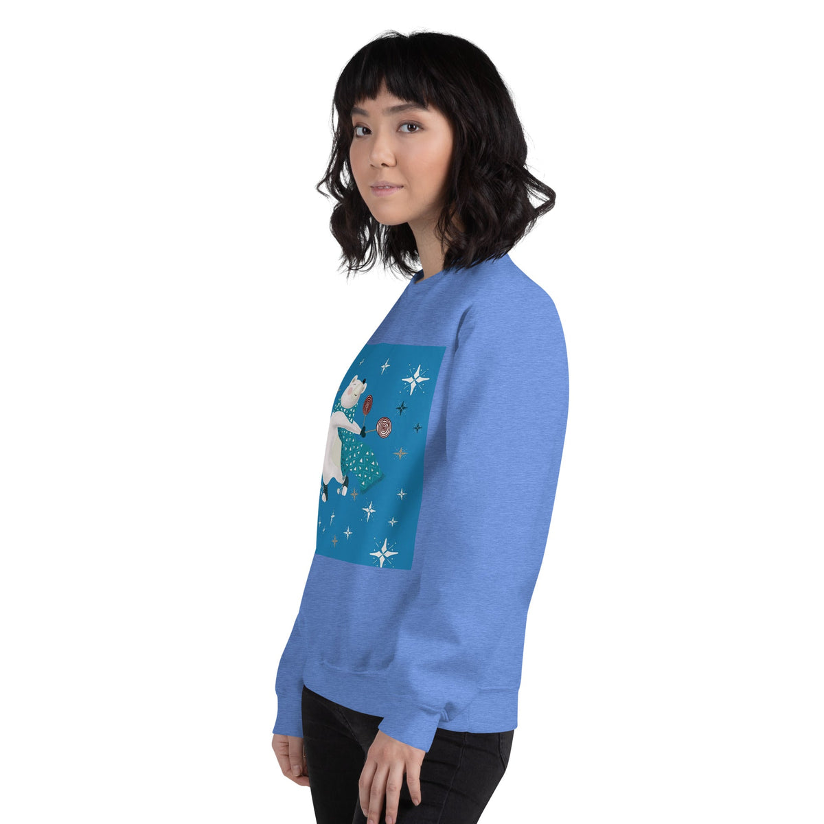 Unisex Sweatshirt, Vintage Women's Sweatshirts, pullover sweatshirt cute sweatshirt trendy Men's sweatshirt Snowfall Sweatshirt - PratSN