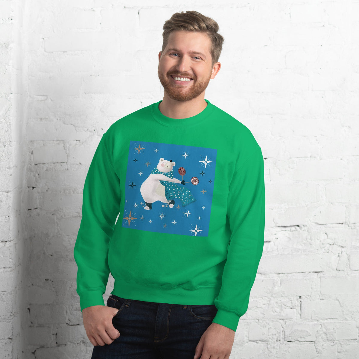 Unisex Sweatshirt, Vintage Women's Sweatshirts, pullover sweatshirt cute sweatshirt trendy Men's sweatshirt Snowfall Sweatshirt - PratSN