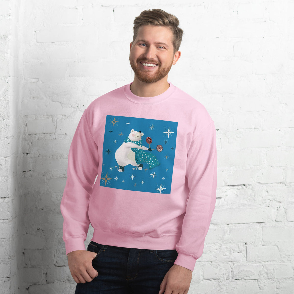 Unisex Sweatshirt, Vintage Women's Sweatshirts, pullover sweatshirt cute sweatshirt trendy Men's sweatshirt Snowfall Sweatshirt - PratSN