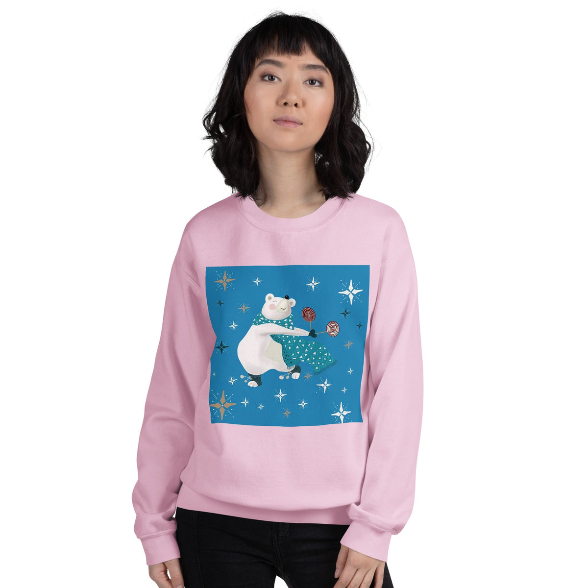 Unisex Sweatshirt, Vintage Women's Sweatshirts, pullover sweatshirt cute sweatshirt trendy Men's sweatshirt Snowfall Sweatshirt - PratSN