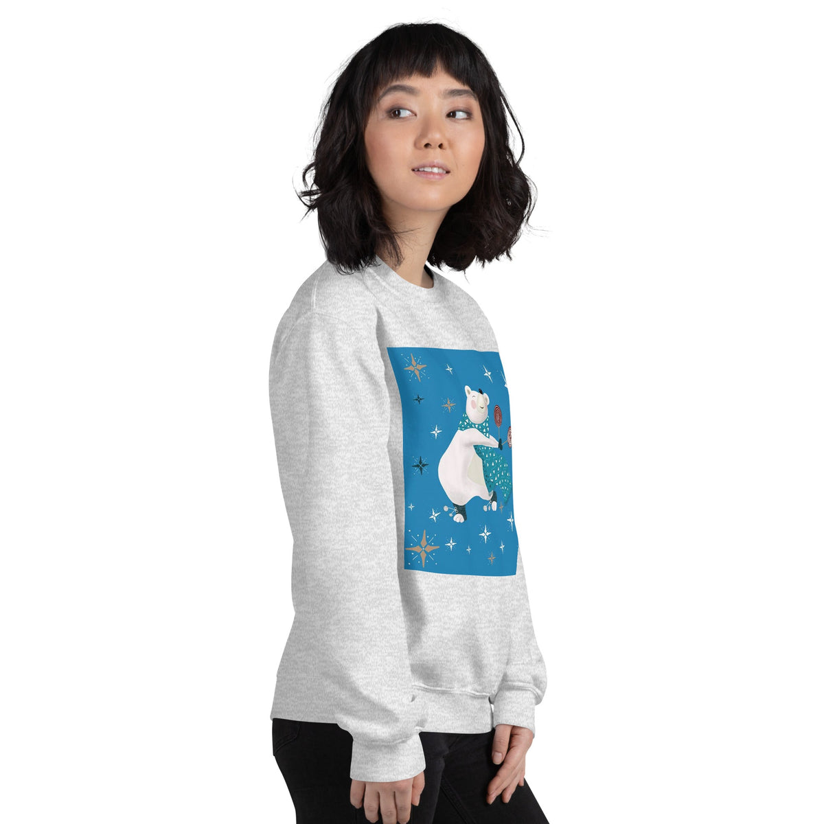 Unisex Sweatshirt, Vintage Women's Sweatshirts, pullover sweatshirt cute sweatshirt trendy Men's sweatshirt Snowfall Sweatshirt - PratSN