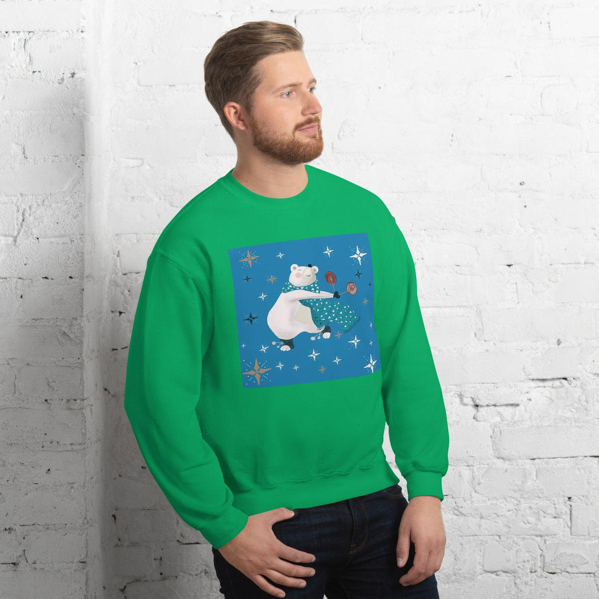Unisex Sweatshirt, Vintage Women's Sweatshirts, pullover sweatshirt cute sweatshirt trendy Men's sweatshirt Snowfall Sweatshirt - PratSN