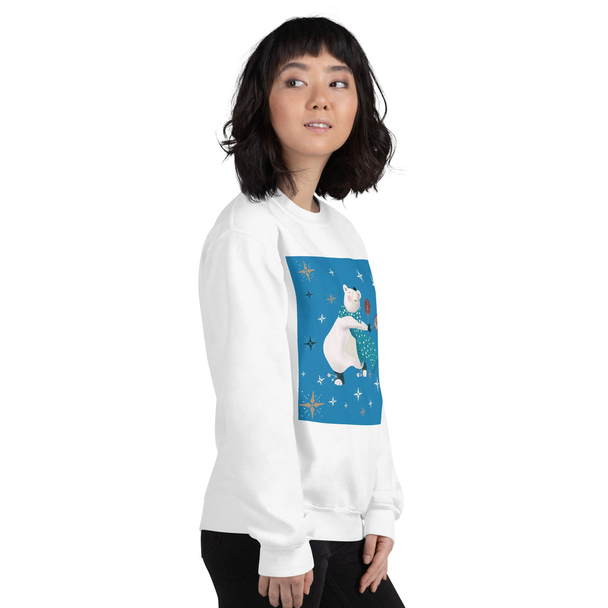 Unisex Sweatshirt, Vintage Women's Sweatshirts, pullover sweatshirt cute sweatshirt trendy Men's sweatshirt Snowfall Sweatshirt - PratSN