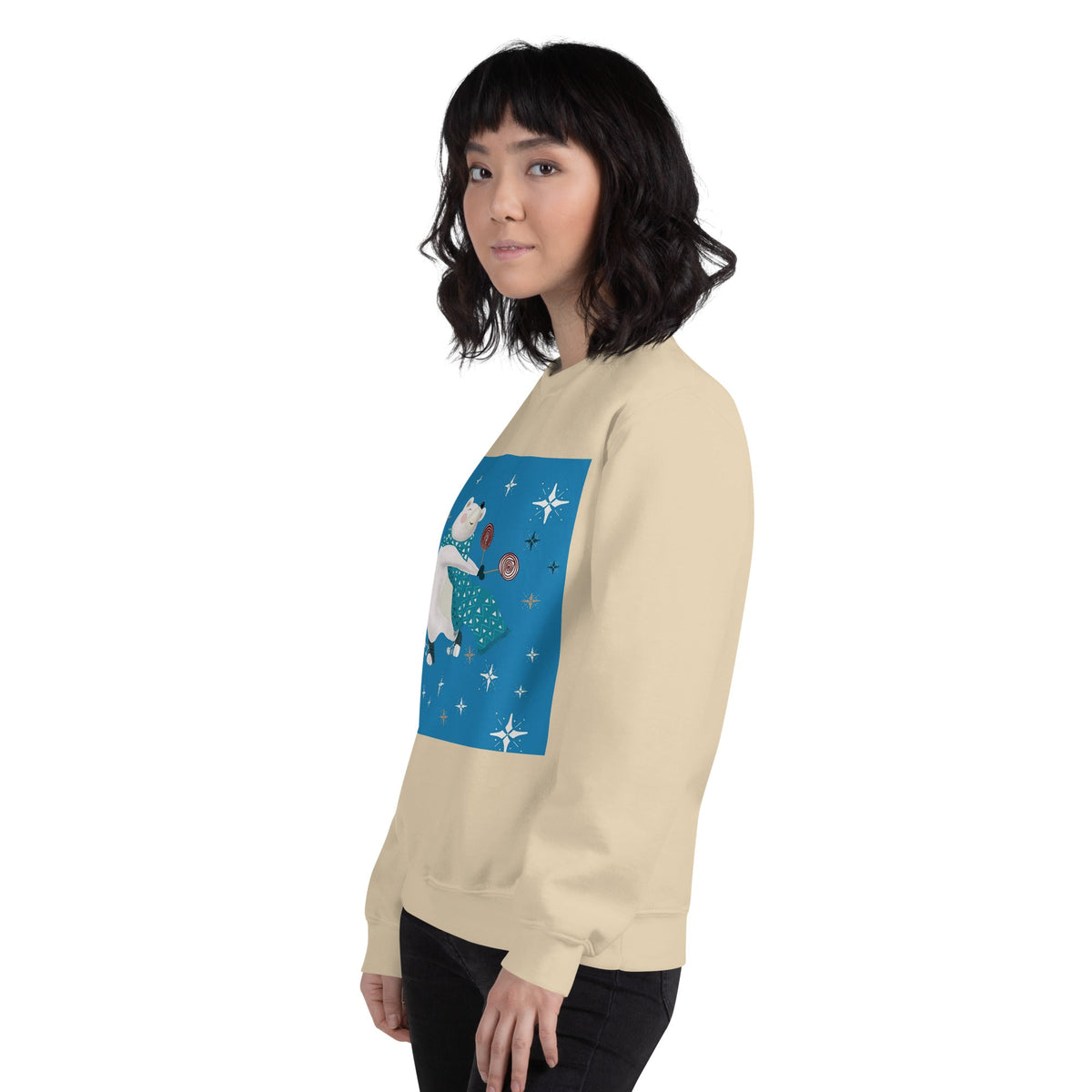 Unisex Sweatshirt, Vintage Women's Sweatshirts, pullover sweatshirt cute sweatshirt trendy Men's sweatshirt Snowfall Sweatshirt - PratSN