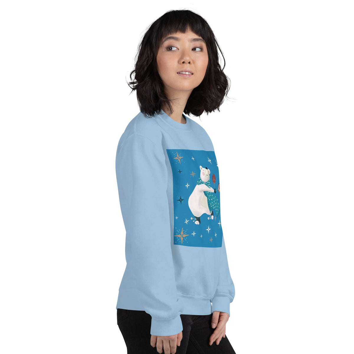 Unisex Sweatshirt, Vintage Women's Sweatshirts, pullover sweatshirt cute sweatshirt trendy Men's sweatshirt Snowfall Sweatshirt - PratSN