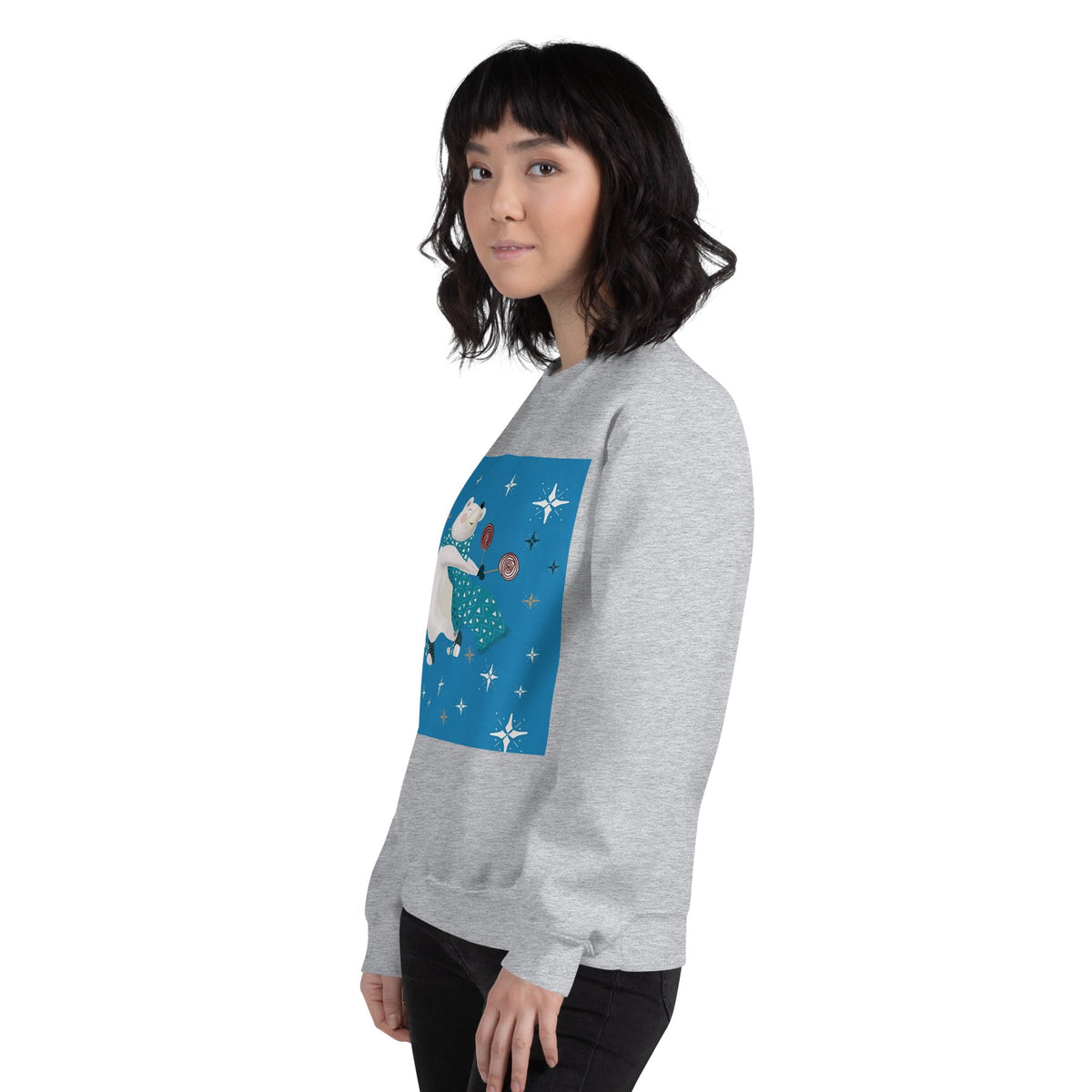 Unisex Sweatshirt, Vintage Women's Sweatshirts, pullover sweatshirt cute sweatshirt trendy Men's sweatshirt Snowfall Sweatshirt - PratSN