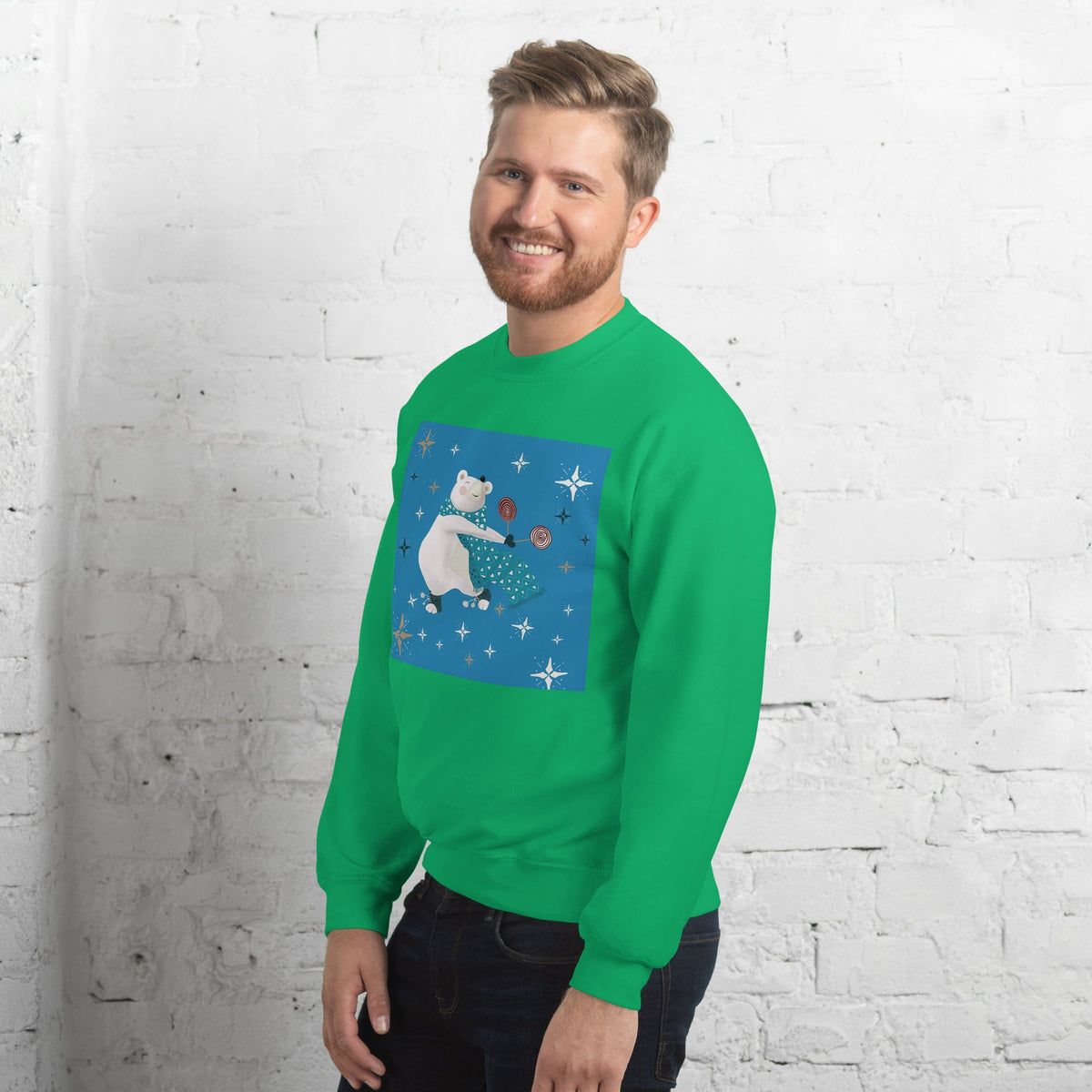 Unisex Sweatshirt, Vintage Women's Sweatshirts, pullover sweatshirt cute sweatshirt trendy Men's sweatshirt Snowfall Sweatshirt - PratSN