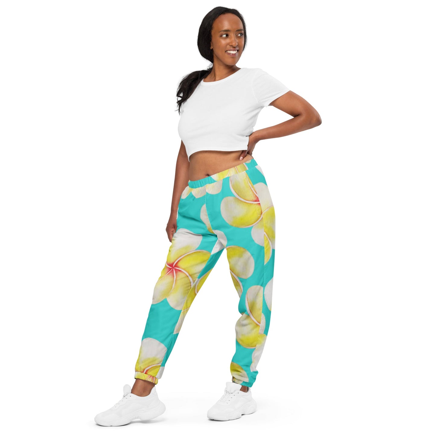 Unisex track pants, Floral Pattern - PratSN