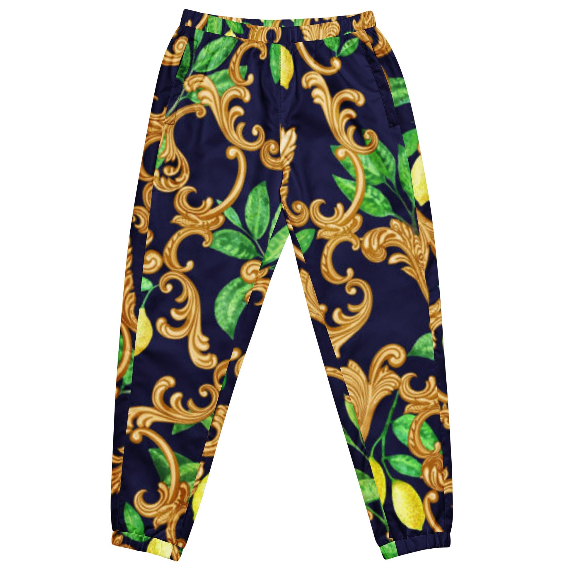 Unisex track pants, gold and green pants - PratSN
