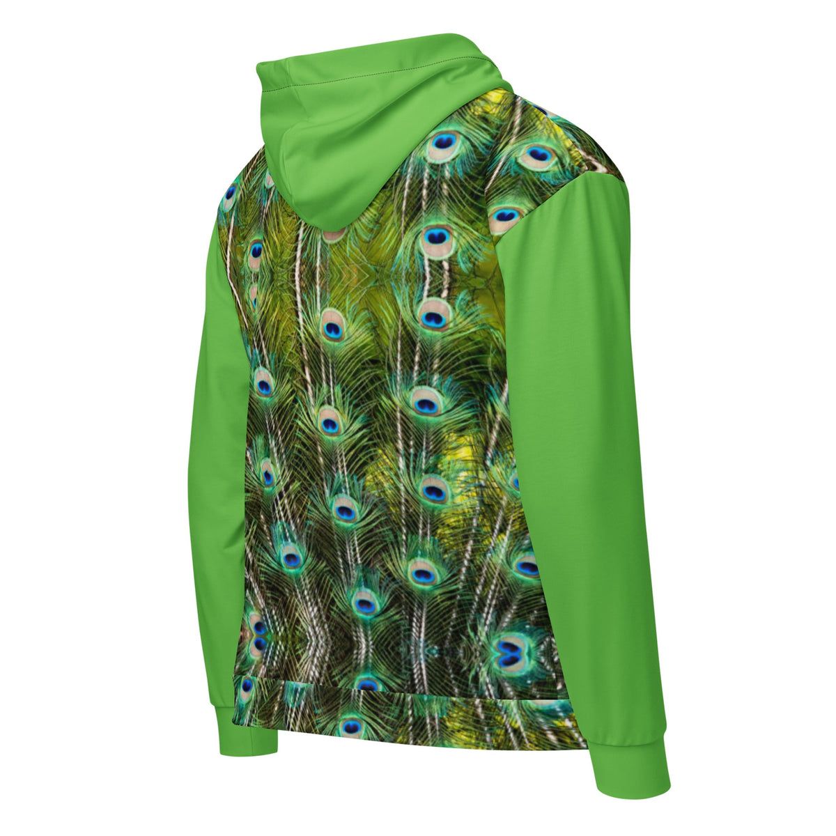 Unisex zip Hoodie | Peacock Green Hoodie - PratSN
