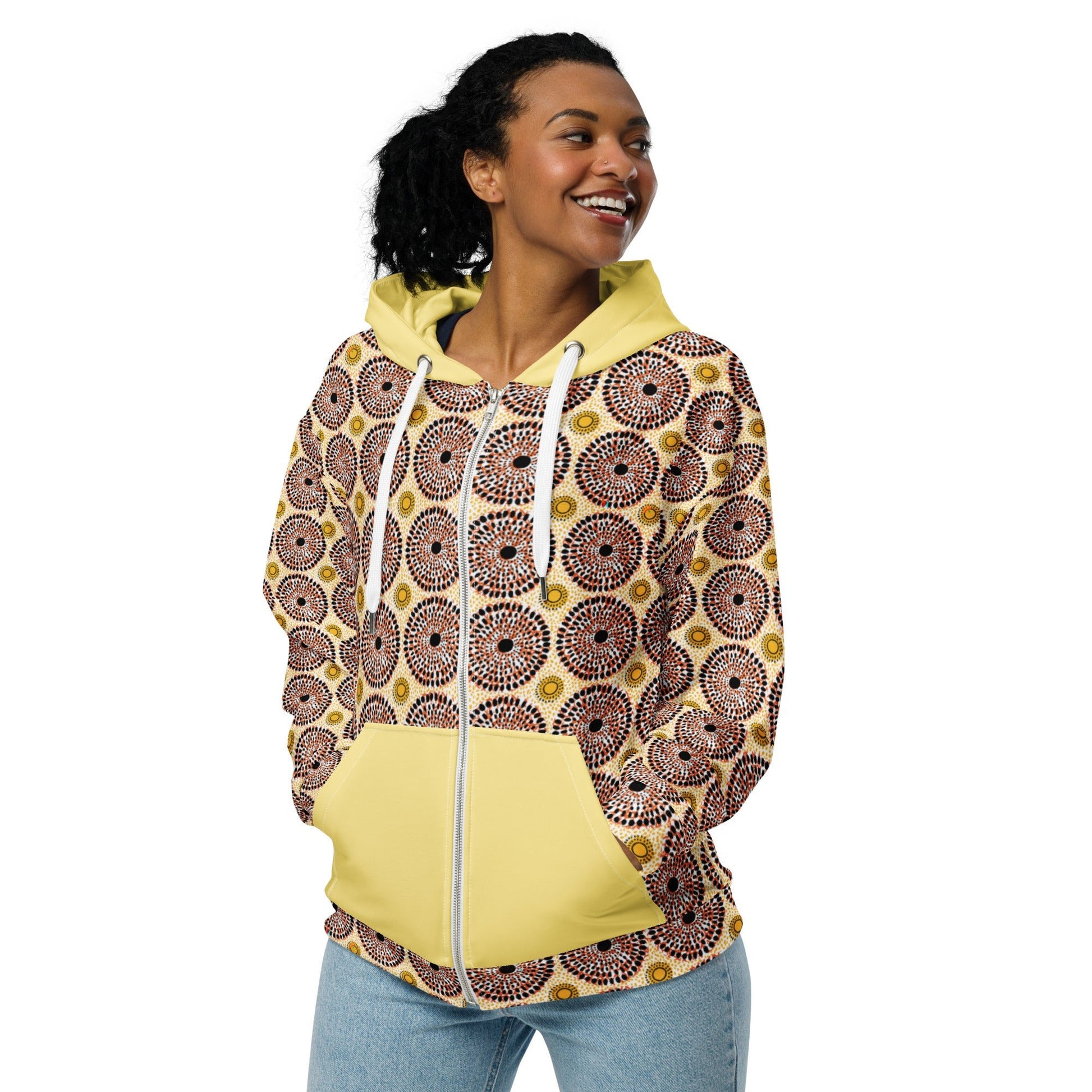 Unisex zip hoodie Vintage Style - PratSN
