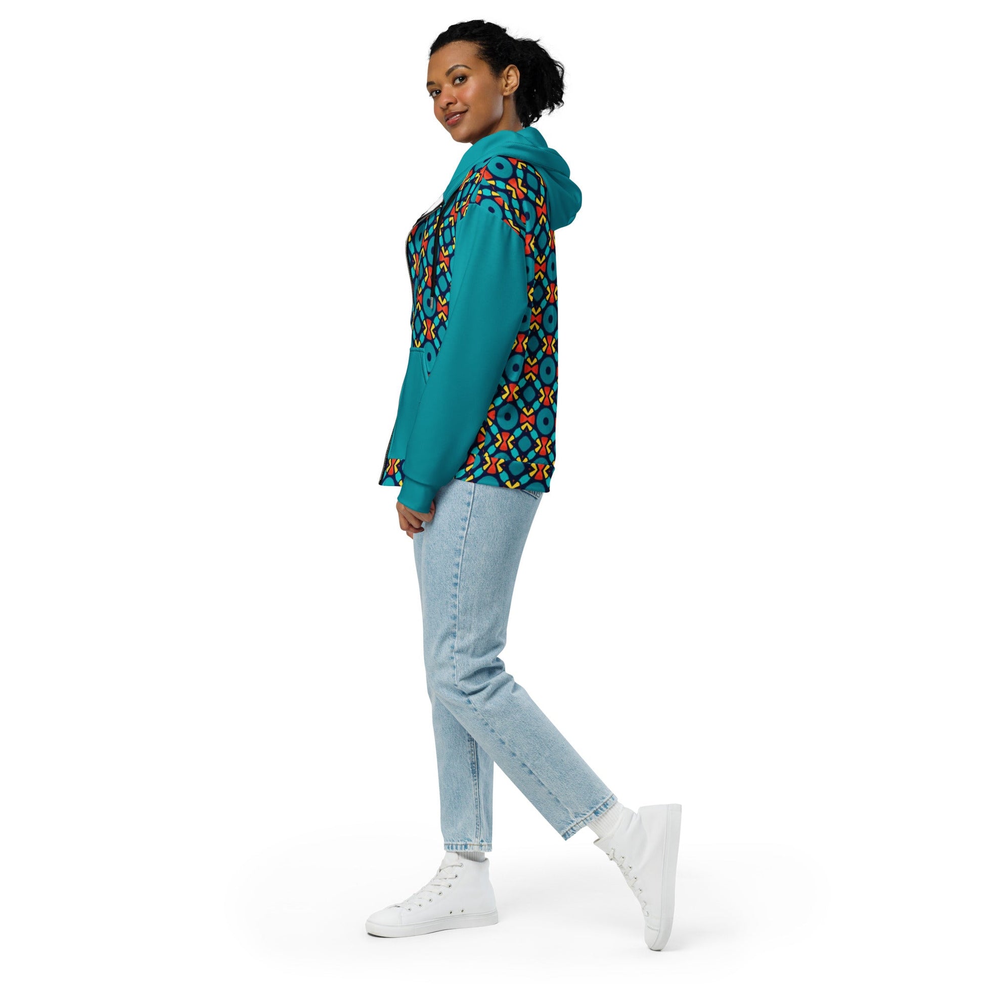 Unisex zip hoodie Vintage Style - PratSN