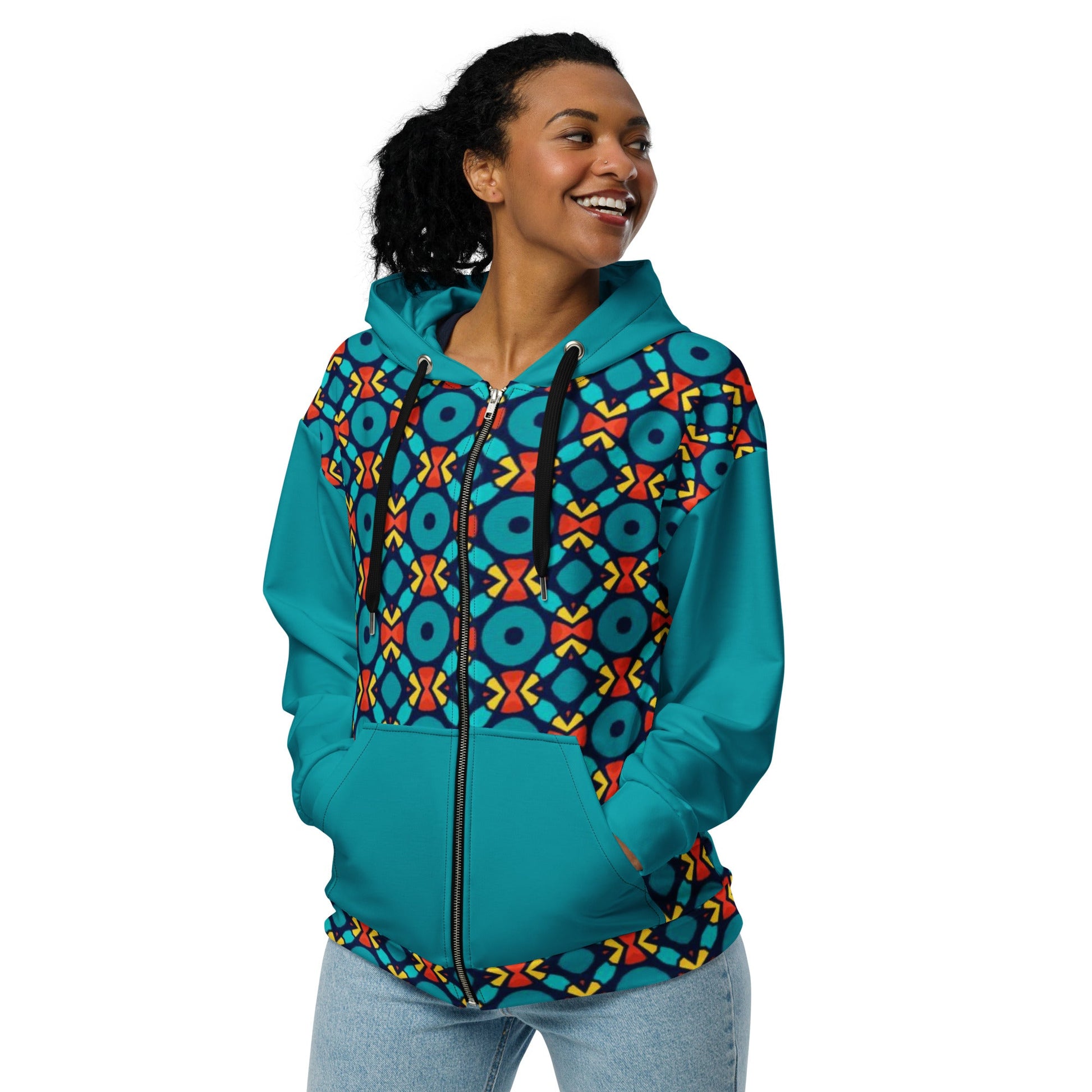 Unisex zip hoodie Vintage Style - PratSN