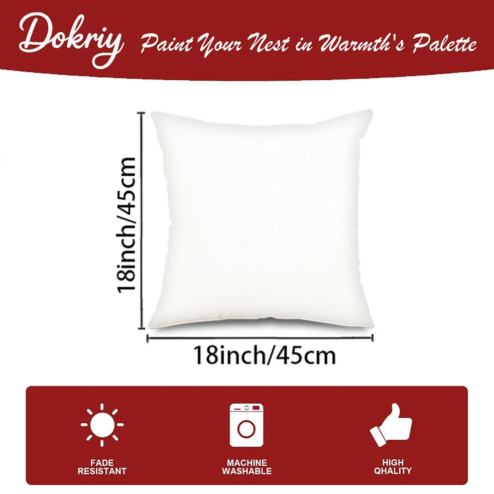 Valentine 's Day Cushion Pillow Cover, Red Dwarf Couple, Suitable for Home Party Decoration, 18x18 Pillow Covers - PratSN