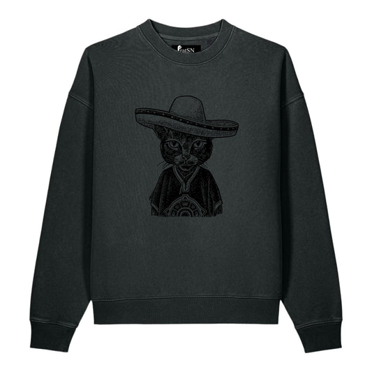Vintage crewneck sweatshirt | Unisex Vintage Garment-Dyed Easer Sweatshirt - PratSN