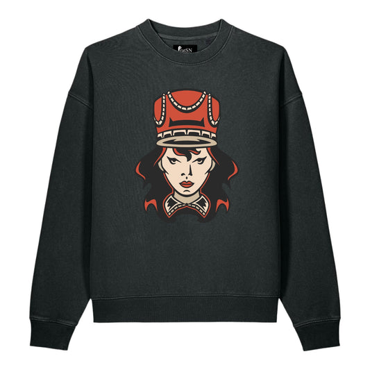 Vintage crewneck sweatshirt | Unisex Vintage Garment-Dyed Easer Sweatshirt - PratSN