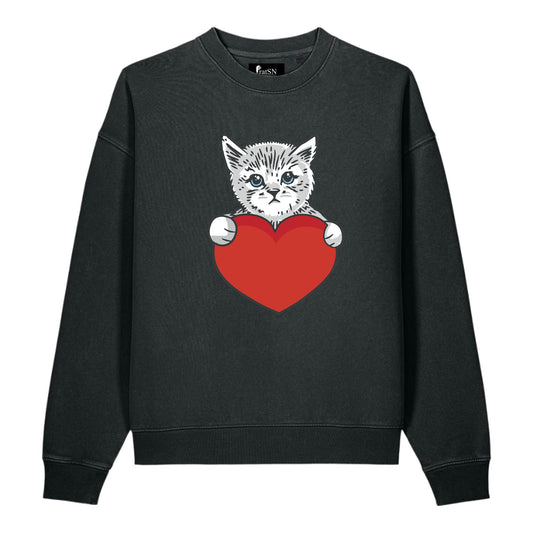 Vintage crewneck sweatshirt | Unisex Vintage Garment-Dyed Easer Sweatshirt - PratSN