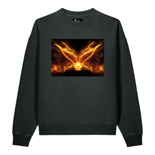 Vintage crewneck sweatshirt | Unisex Vintage Garment-Dyed Easer Sweatshirt - PratSN