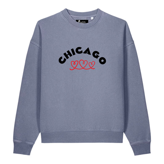Vintage crewneck sweatshirt | Unisex Vintage Garment-Dyed Easer Sweatshirt - PratSN