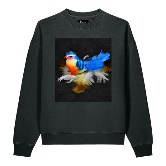 Vintage crewneck sweatshirt | Unisex Vintage Garment-Dyed Easer Sweatshirt - PratSN