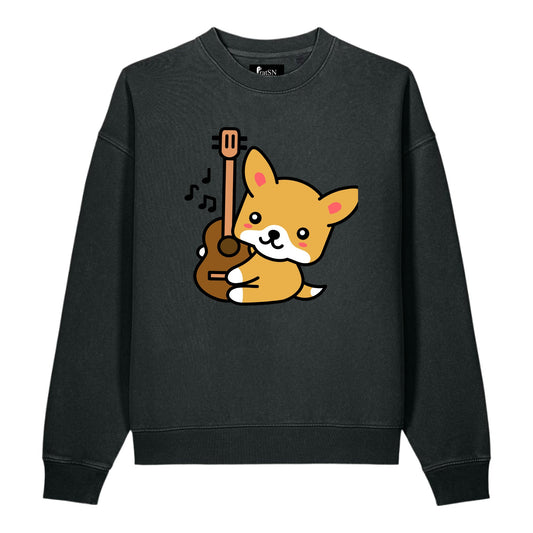 Vintage crewneck sweatshirt | Unisex Vintage Garment-Dyed Easer Sweatshirt - PratSN