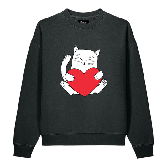 Vintage crewneck sweatshirt | Unisex Vintage Garment-Dyed Easer Sweatshirt - PratSN