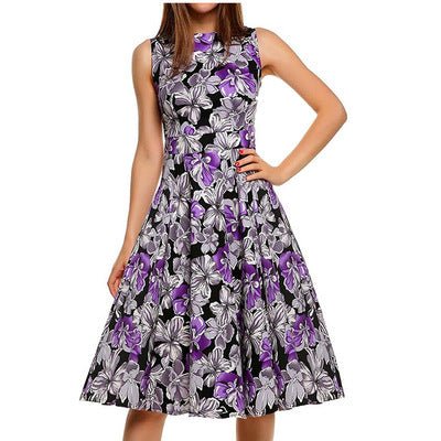 Vintage print dress - PratSN