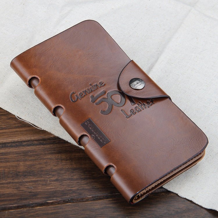 Vintage wallet tri - fold card holder hunter wallet - PratSN