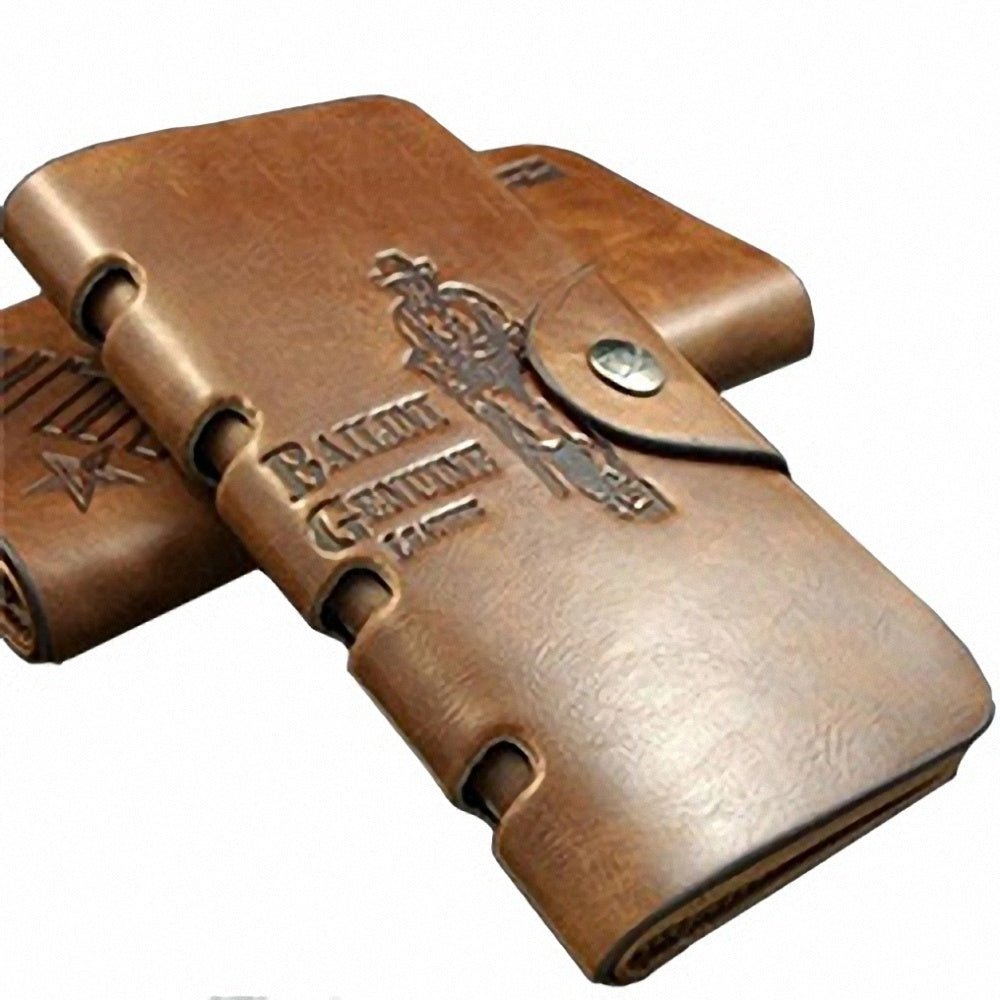 Vintage wallet tri - fold card holder hunter wallet - PratSN