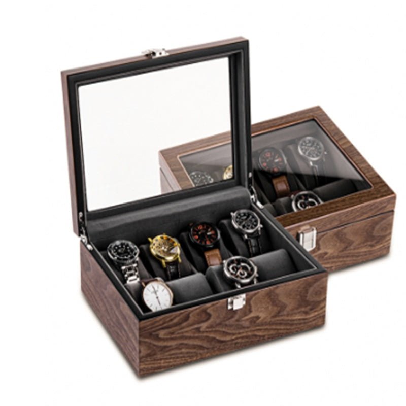 Walnut Watch Storage Organizer Box Simple Household - PratSN