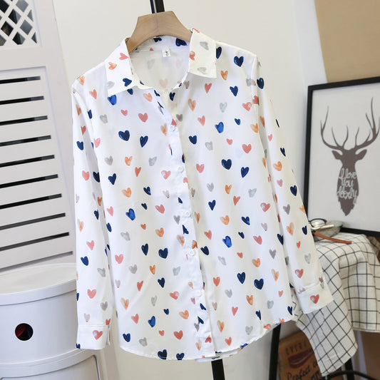 Western Style Shirt Women New Fashion Long Sleeved Loose Top - PratSN