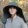 Wholesale Breathable Outdoor Cycling Neck Cover Men Women Anti Sun Hiking Bucket Hat - PratSN