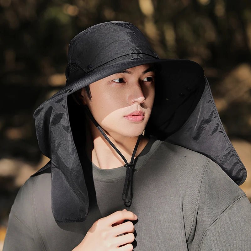 Wholesale Breathable Outdoor Cycling Neck Cover Men Women Anti Sun Hiking Bucket Hat - PratSN
